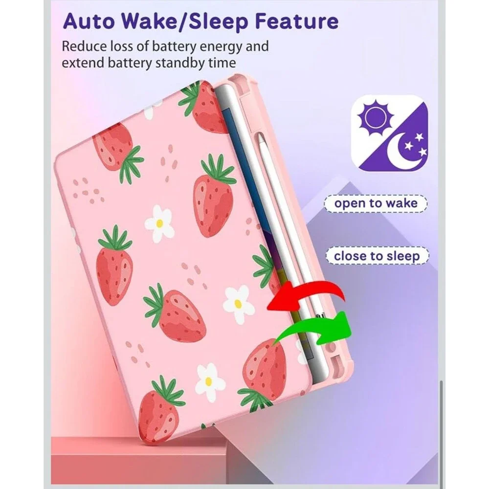 Kidcube for iPad Air 13 Inch Case w/ 360 Rotating Stand M3 2025/M2 2024